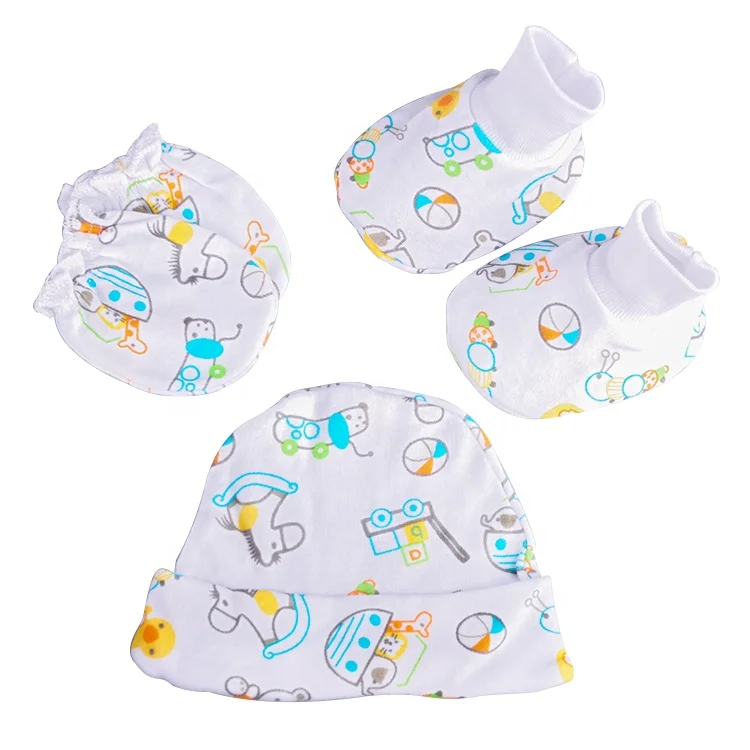 Комплект одежды из 3 предметов удобные милые туфли-лодочки для девочки с симпатичным мультипликационным принтом; Одежда новорожденных; Детский головной убор; вязаные свитера малышей;