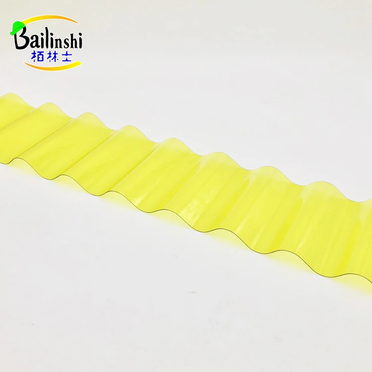 Building Materials Hard Coating Corrugated Sunlight Roof Greenhouse Polycarbonate Pc Sheet