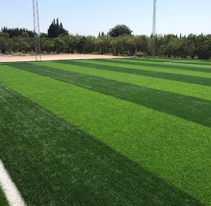 South America hot sale Jiangsu factory 50mm height infilling Soccer Artificial Grass Carpet for Football Fields