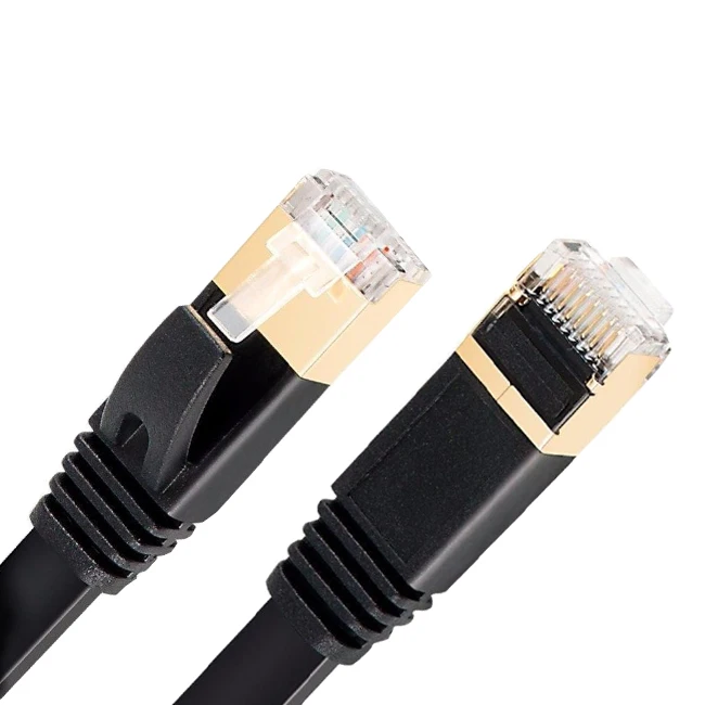 10 Гбит/с Cat7 экранированный сетевой Ethernet Патч-Кабель шнур