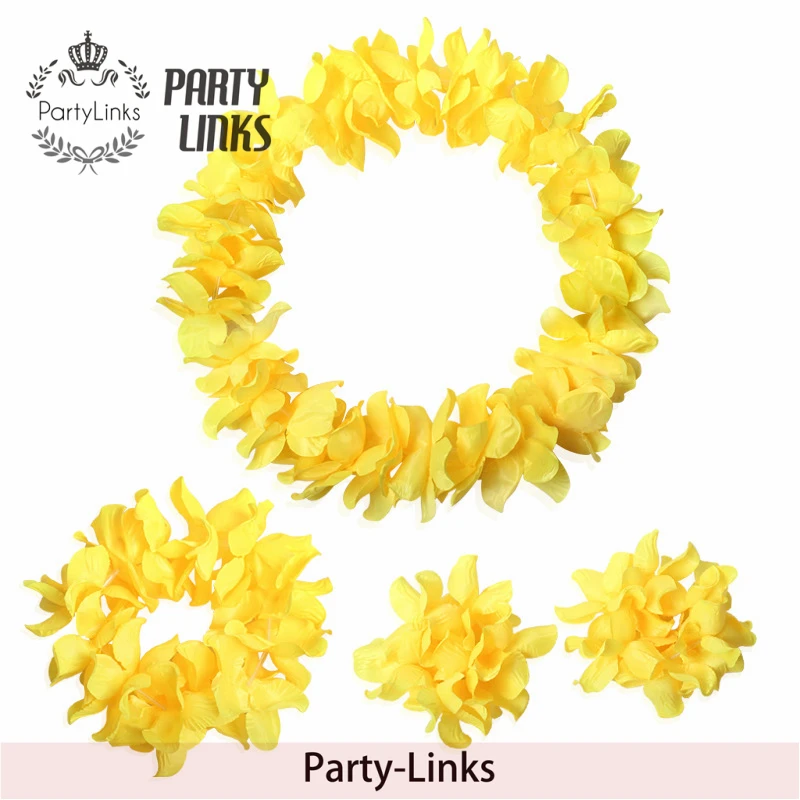 Factory Direct selling hawaiian flower lei,Hawaiian party necklace,Hawaii garland