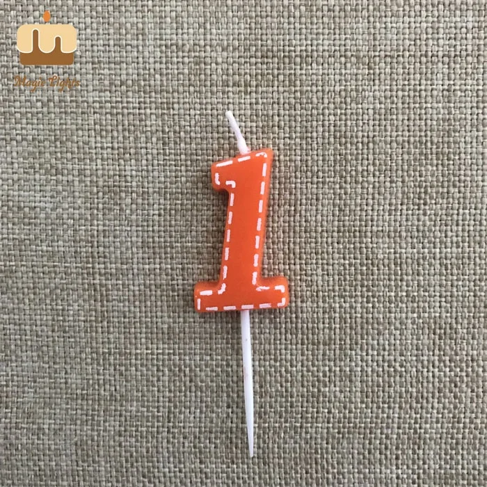 0 to 9 Amazing Decorative Small Number Cake Candles On A Stick