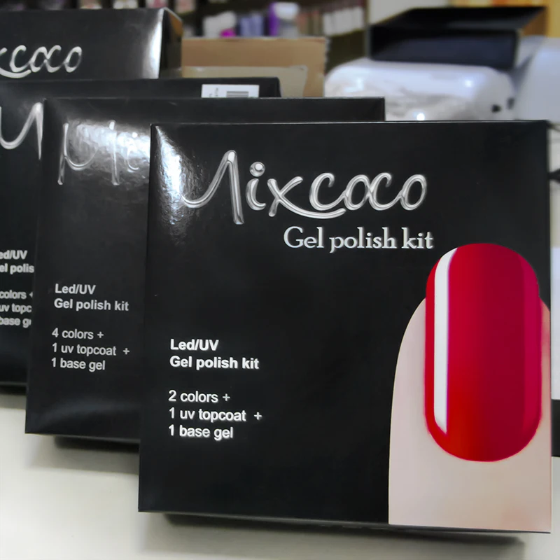 2020  Mixcoco Hot Selling Nail Professional Product Nail UV Gel Polish Kit