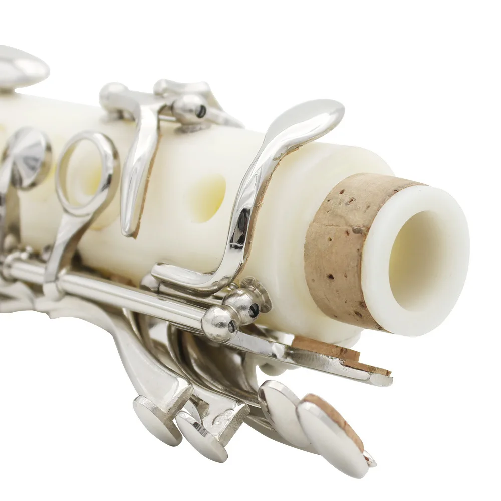 High grade wholesale direct sales metal  clarinet flat B 17 key wind instruments with tools kit