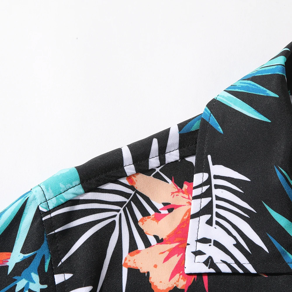 Oem Custom Sublimation Printed Hawaiian Shirt