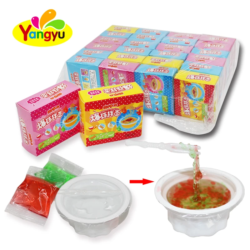 Fancy DIY Popcorn Noodles Fruits Jelly Candy