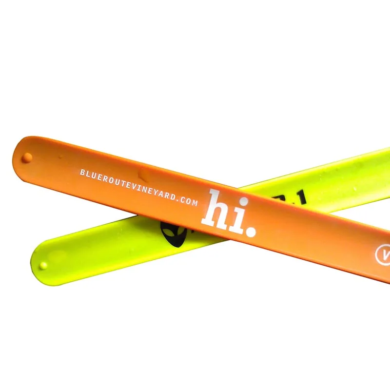 No Minimum Custom  Promotional Bracelet Wrist Bands