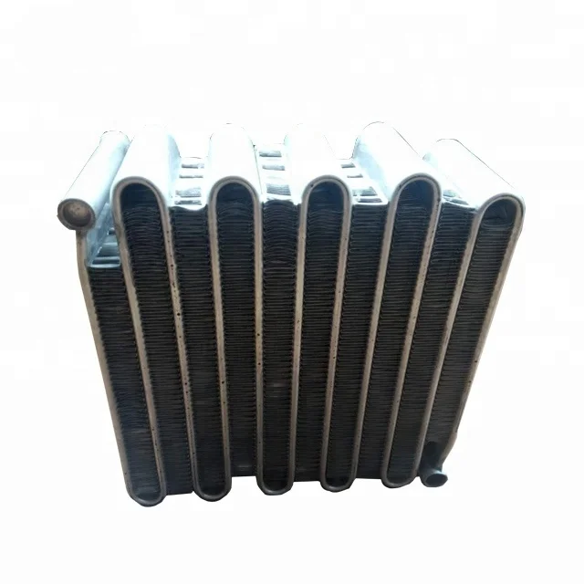 Aluminum radiator microchannel heat exchanger for automobile air conditioning