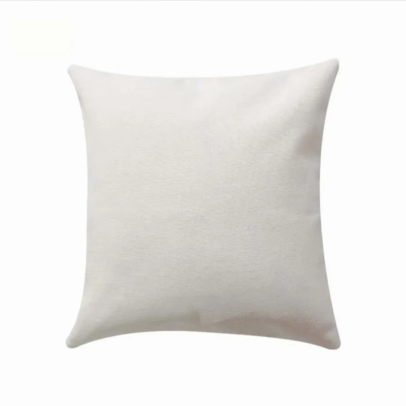 High quality Blank sublimation square shape linen pillow cover 40*40cm Diy printing pillow case