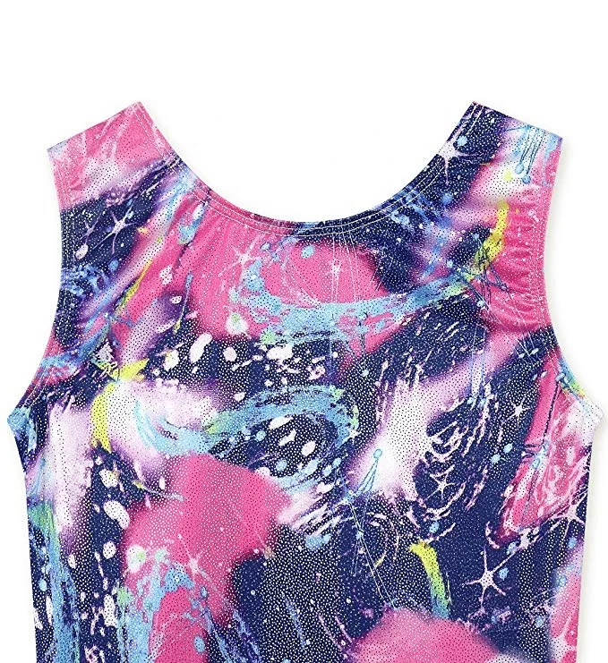 
Wholesale Training Girls Children dance Shiny Gymnastics Leotards Clothing 
