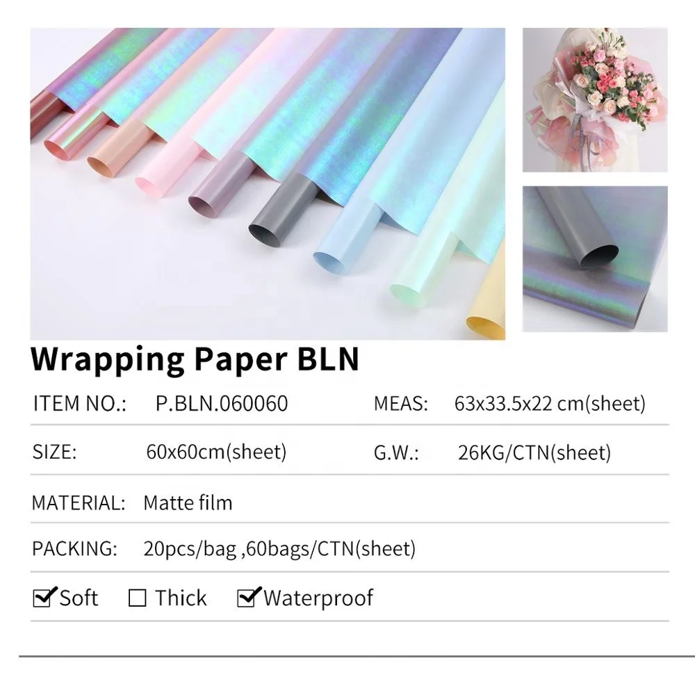 
Sparkle Sizzle To Your Special Packaging Material Iridescent Cello Polypropylene Sheet Film 