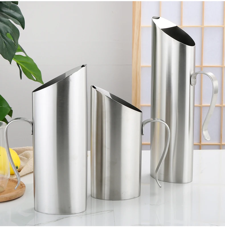 
Luxury Europe Style Kitchen Accessories Dinnerware Sets Stainless Steel Coffee Jug Water pitcher 