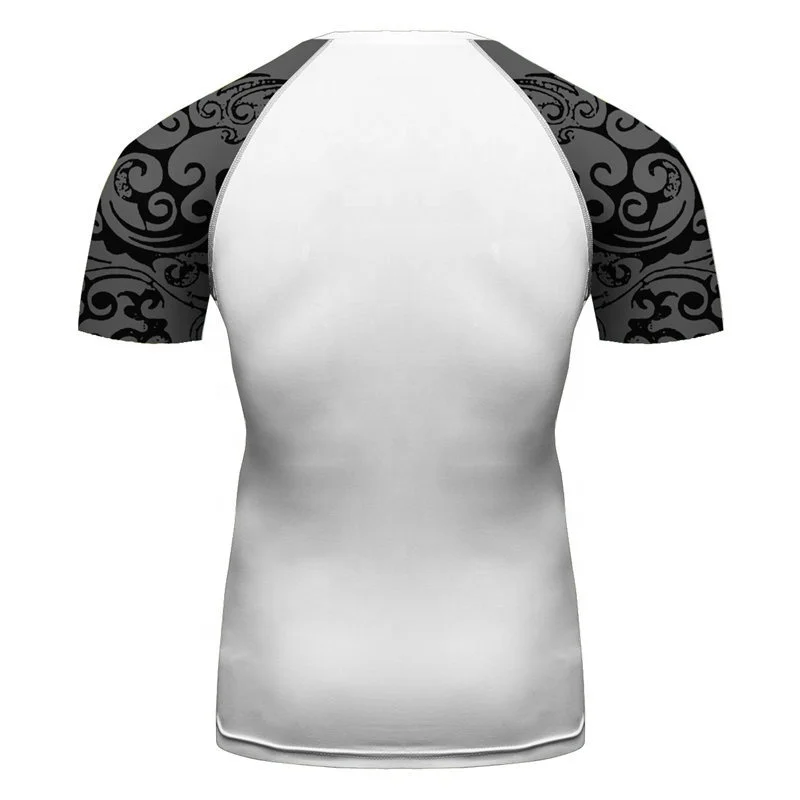 Boy Men Printing Rash Guards Knight Lion Tshirt Cool Running MMA BJJ Tee Tops Lannister Thrones Clothes