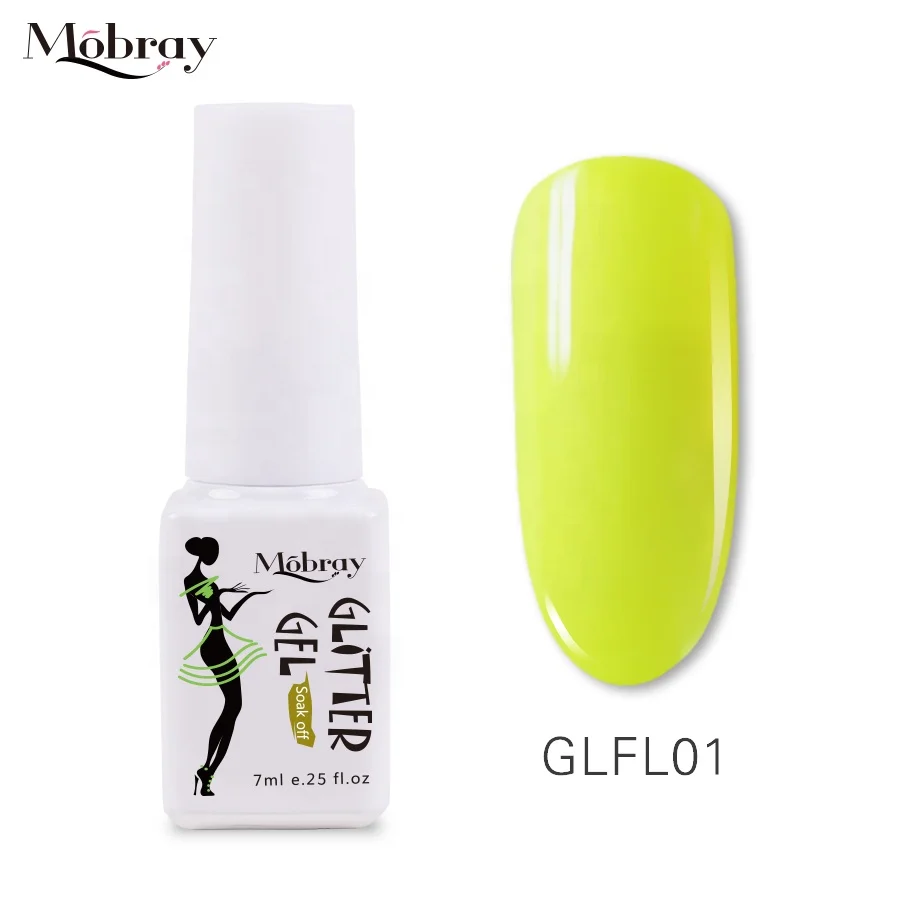Free Samples Private Label Neon UV LED Gel Fluorescent Luminous Glow In The Dark Gel Nail Polish