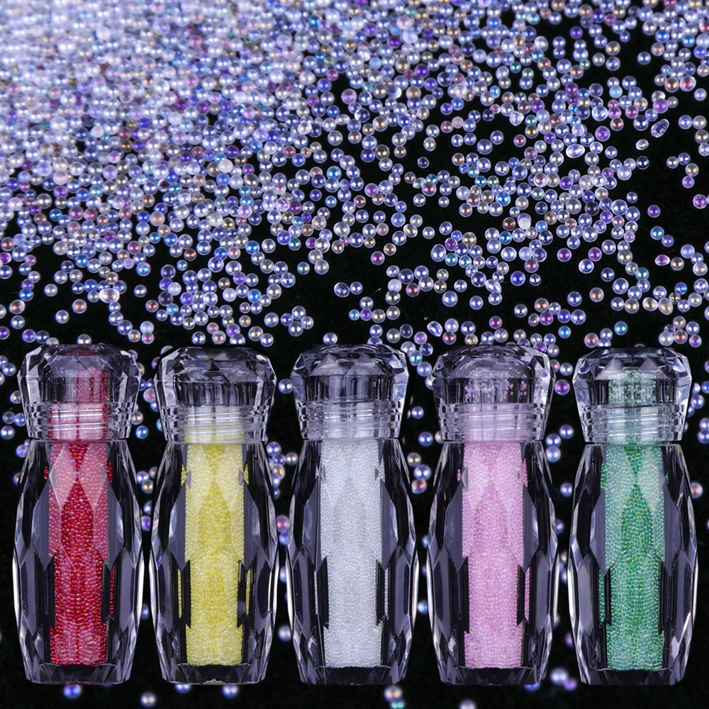 Manicure  Colorful  Ultra Tiny Mini Glass Caviar Beads