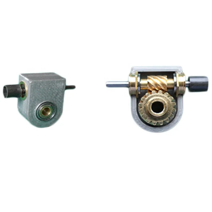 China made customized steel alloy mini small micro miniature worm gearbox gear box reduction reducer for 3d printer