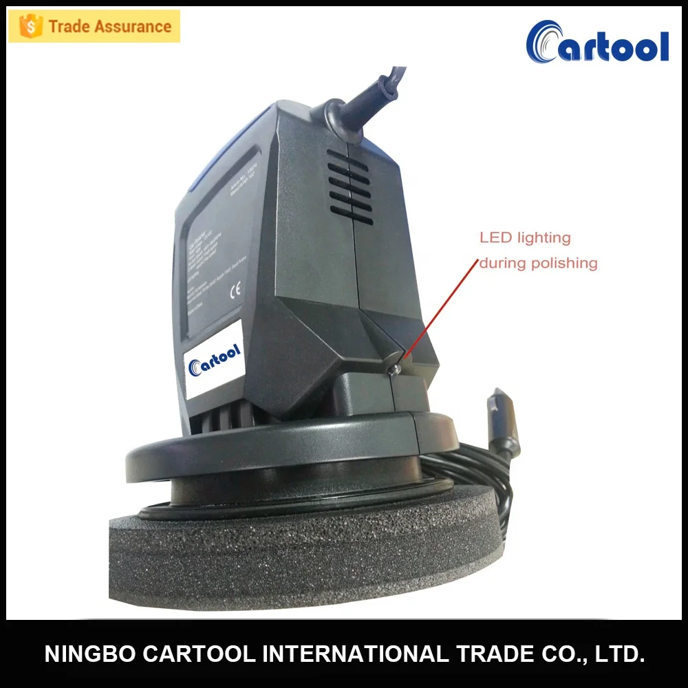 12V dual action electric car polisher with LED