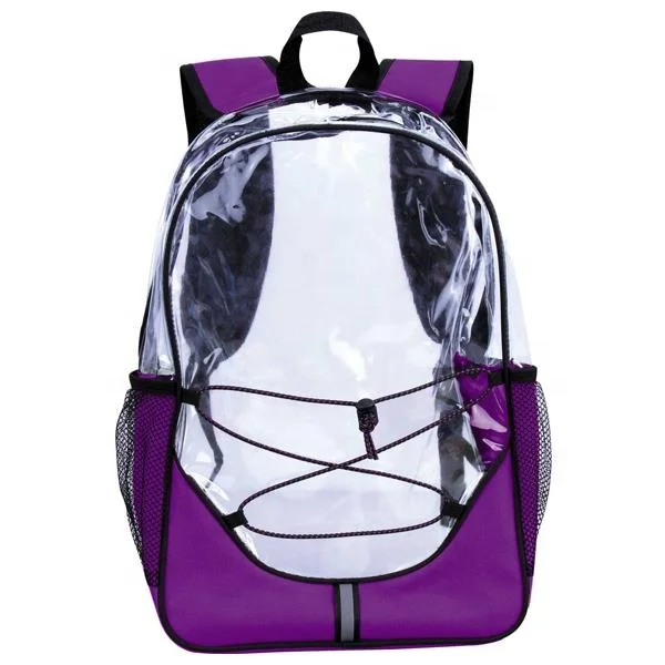 Factory Wholesale Custom Competitive price PVC Material  easy to carry Promotion backpack