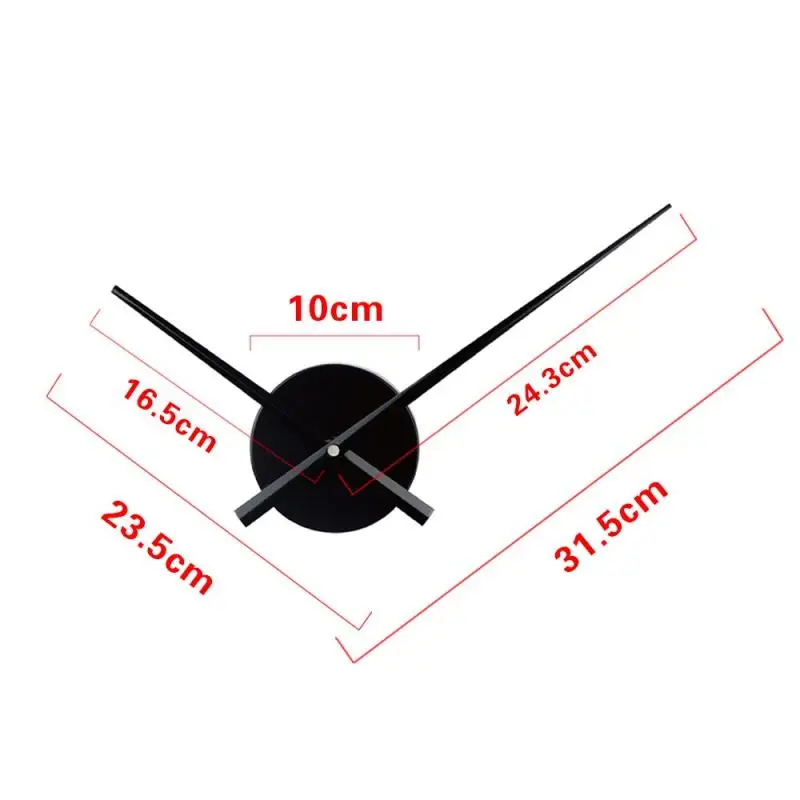 classic gifts cheap 3D DIY silver Large EVA foam  Acrylic mirror Sticker Home Living Room Decorative  Art Watch Wall Clocks