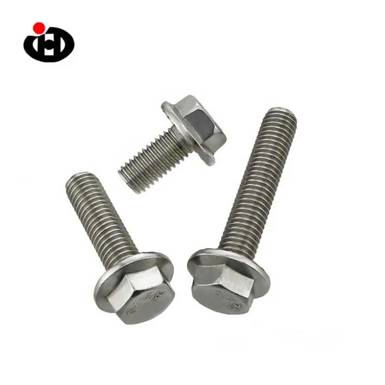 
JingHong GB5787/DIN6921 Metric steel Hex flange bolts 