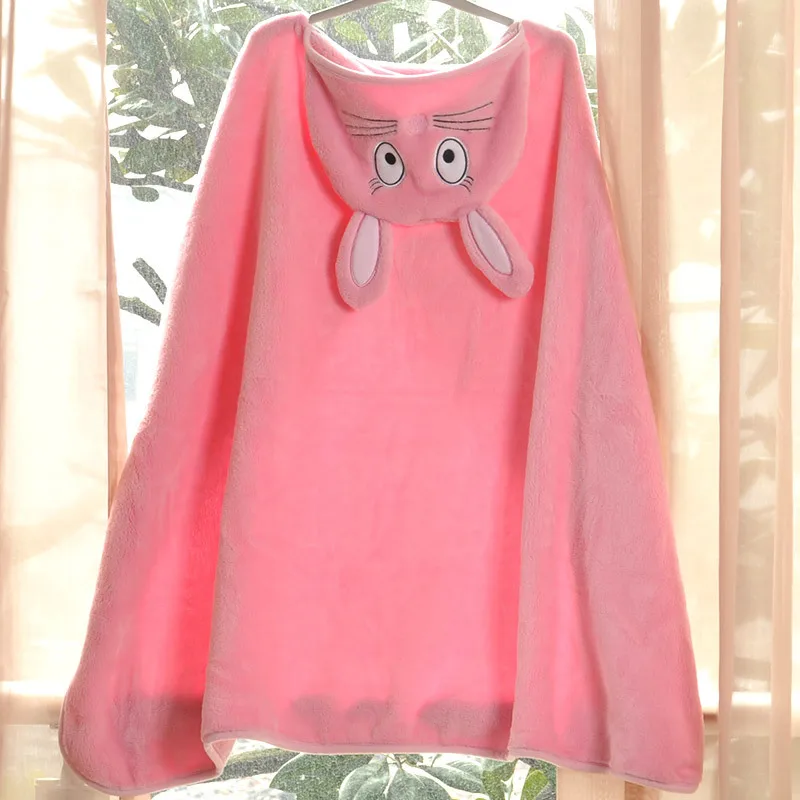 High Quality Wholesale Super Soft Baby Blanket Scarf Shawl Embroidered Hooded Blanket