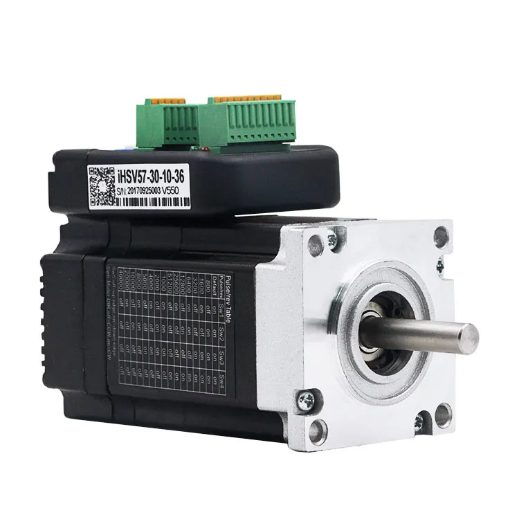 iHSV57-30-10-36 57mm 3000RPM 36V Low noise energy efficient  integrated AC servo motor