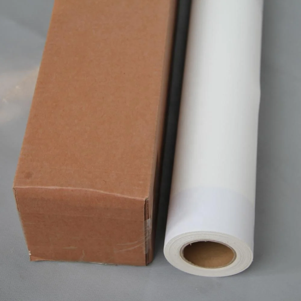 
24'36'42'44'50'60' Premium White Polyester Inkjet Canvas Paper Roll for Digital Printing and Stretching 