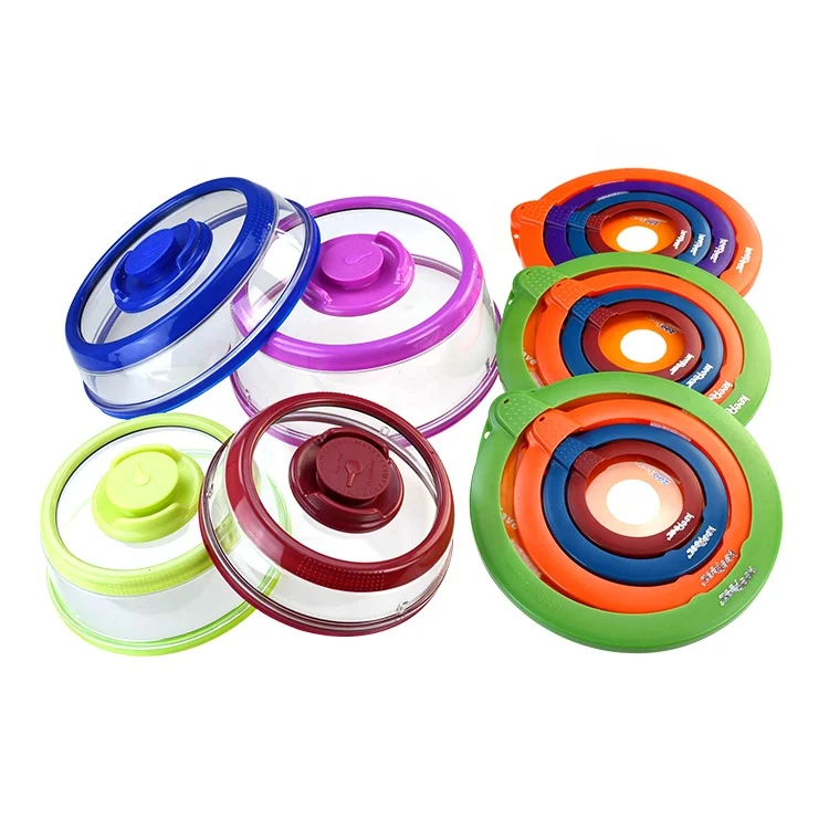 
Durable vacuum storage food reusable saving seal lid 