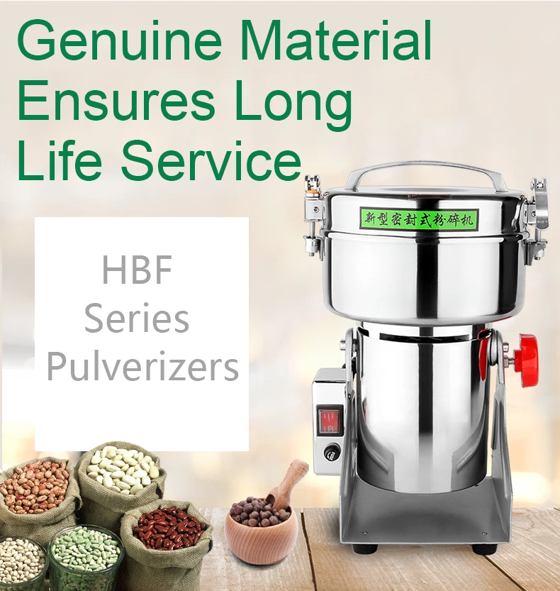 Hanboo 1000g Portable Pulverizer for wheat corn maize Molino de grano Swing-Type