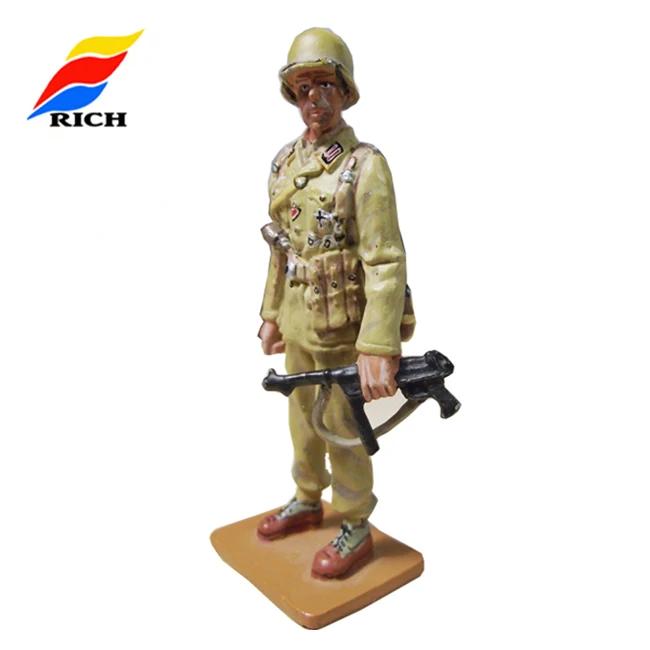 Custom Metal Small Soldier Model Toys Handpainted Decorative mini toy soldier world war I /world war IIarmy