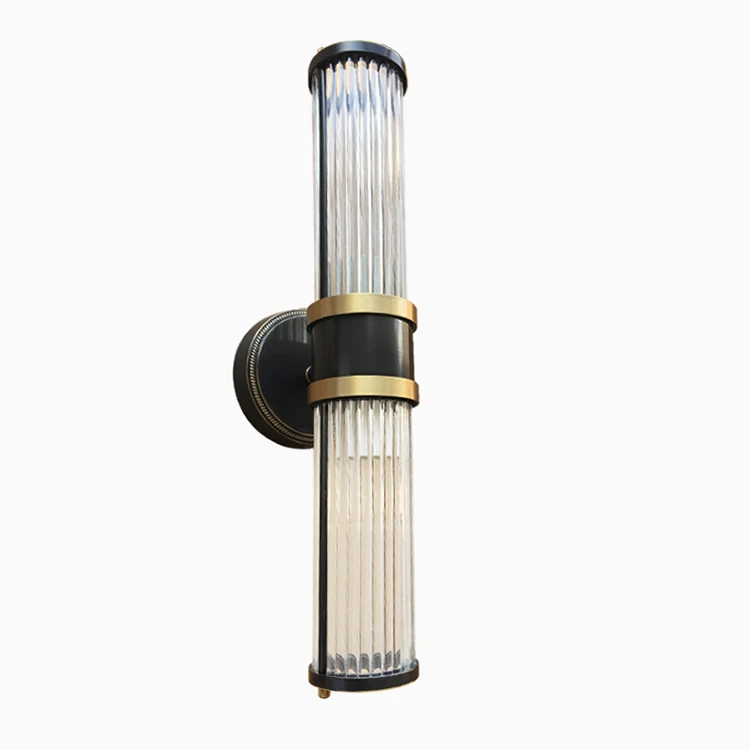 Zhongshan Lighting Cheap Antique Brass Crystal Wall Lamp For Home Decoration Luxury Hotel Wall Sconce Wall Light