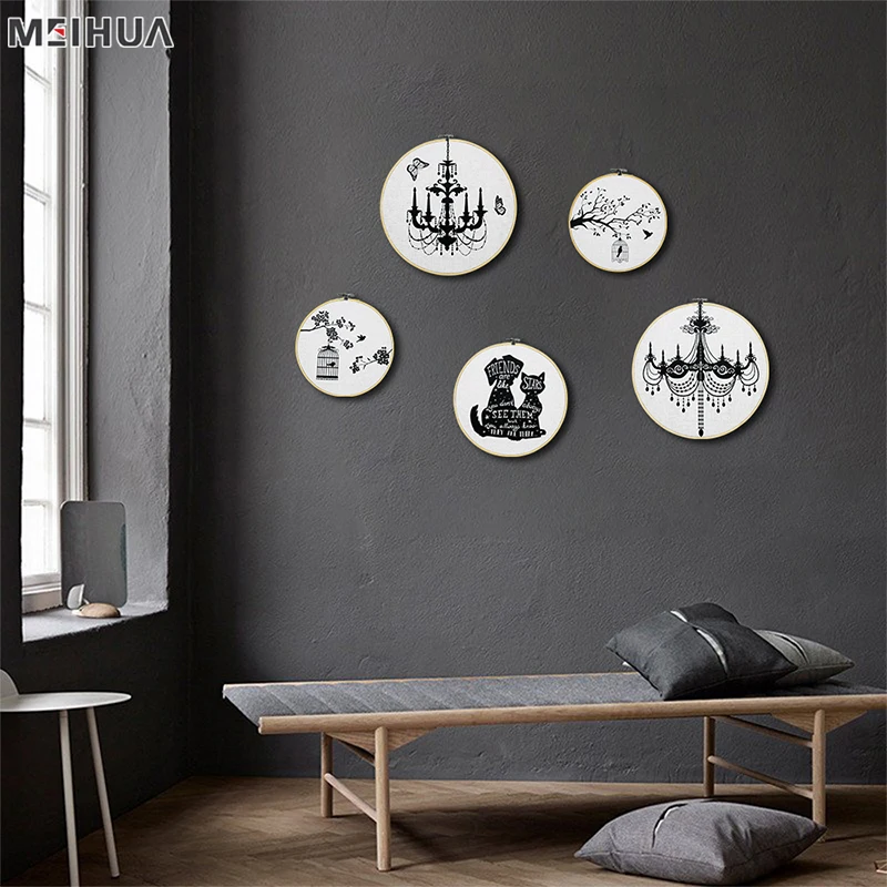 Украшение для отеля, мини-обруч для вышивки, рамка для вышивки, тамбурное искусство