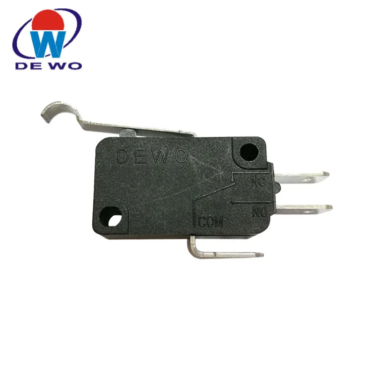DEWO factory  micro switch DV16  3 terminal black microswitches 250VAC 5A 10A16A 15A microswitches