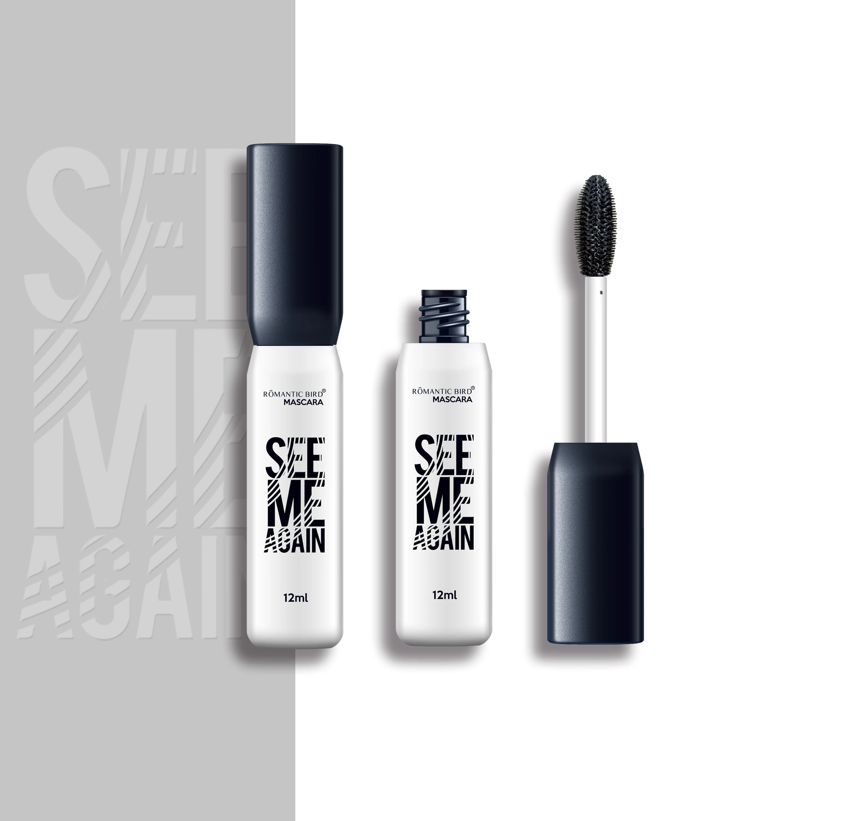 Romantic bird R6593 see me again liquid black mascara