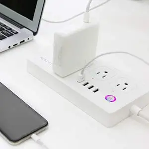 Устройство защиты от перенапряжения нам WiFi смарт-удлинитель с 4 розетками переменного тока и usb-порта поддержка Alexa Google Home IFTTT