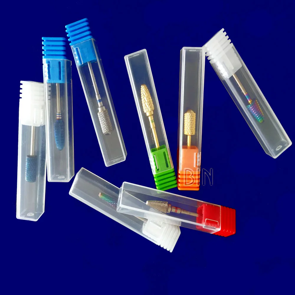 BIN Carbide Burr Nail Drill Bits Sets from Manufacture High Quality Tungsten Steel Stainless Steel AU 5 in 1 Nail Drill Bit