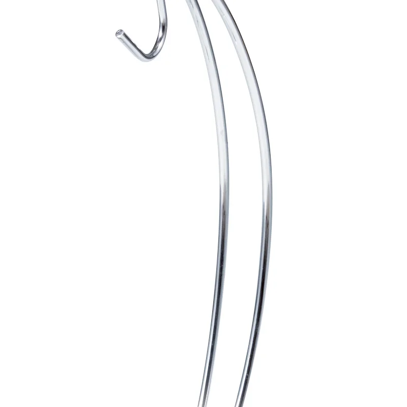 Modern Fruit Basket Home Hotel Metal Kitchen Banana Holder High Quality Chrome Plating Fruit Holder Banana Hanger