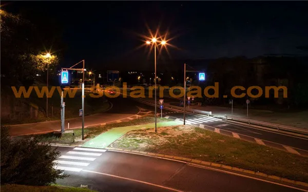 SOLARROAD RS-723-2 side DC 12V Traffic LED Guidance Light Pedestrian Sign