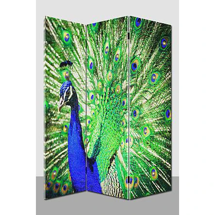 Decorative Folding Screen Room Divider,room Paravent,canvas Privacy Screens Pastoral Printed Animal Multi-functional