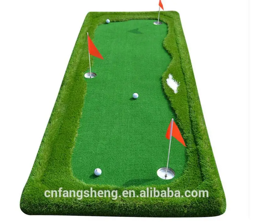 New design customized size Mini Green Golf putting green mat