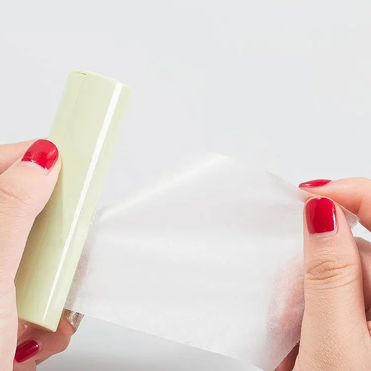 Sales portable face makeup cosmetic facial oil absorbing blotting paper
