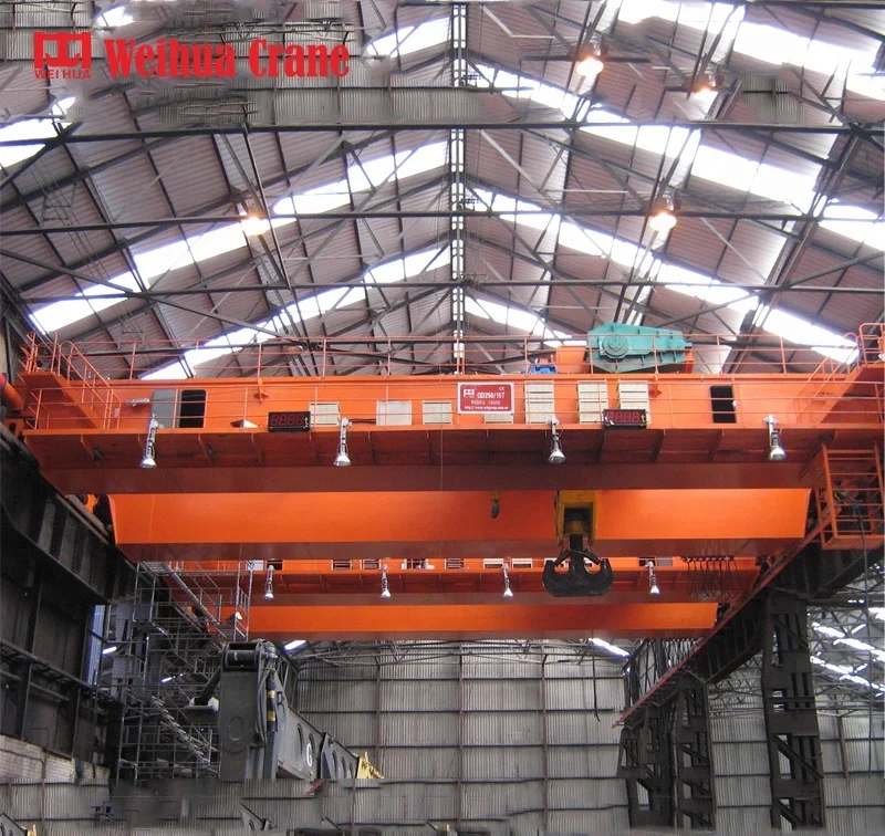 Weihua 5t~320t Cast Steel Wheel Metal Foundry Qdy Overhead Crane 10 Ton