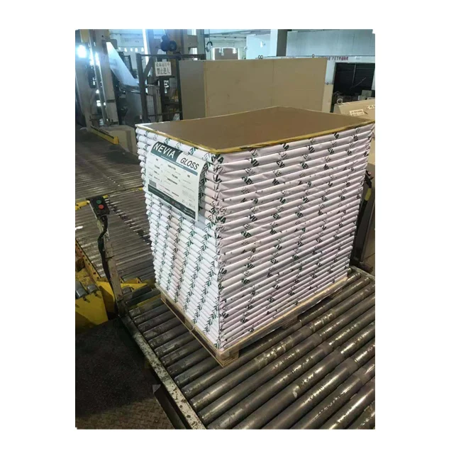 
Nevia coated C2S gloss art paper/couche stocklot paper 