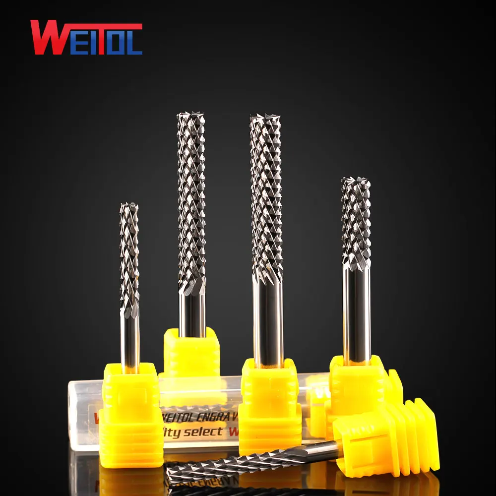 WeiTol 3A класс плоское дно кукурузные зубцы Фрезерный резак цементная пластина режущая фреза Концевая