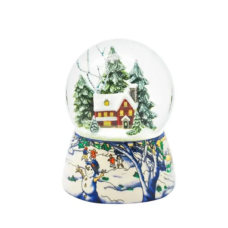 2022 most popular resin christmas custom polyresin christmas snow globes with santa