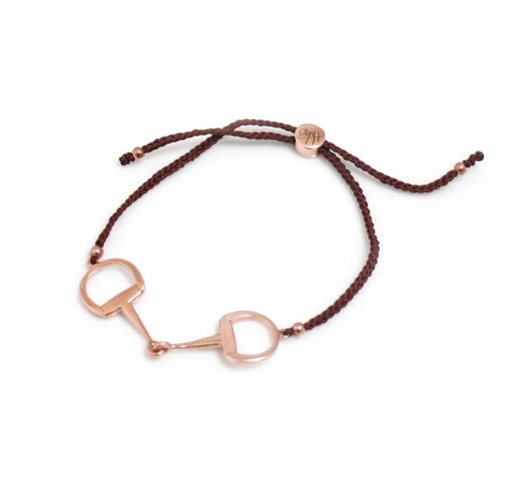 New Products  Handmade Rope Horse Bit Bracelet With Magnetic Clasp