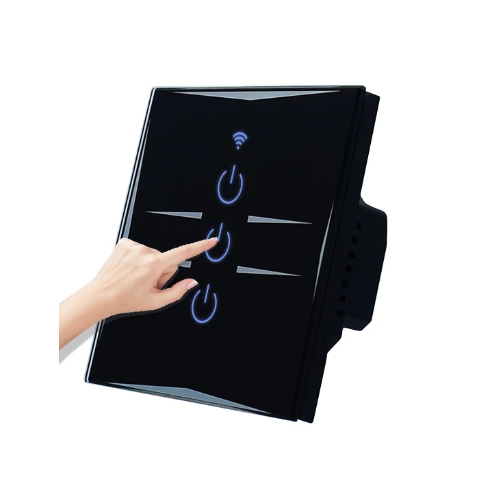 Современные умные водонепроницаемые трогательные встраиваемые световые переключатели для дома