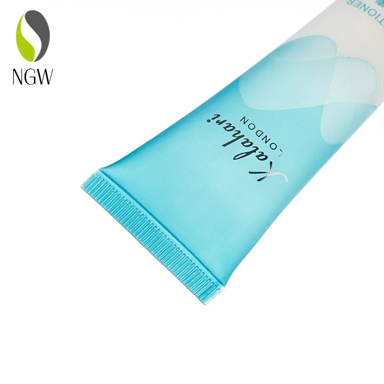 Printing LOGO PE Tube Hotel Set Shower Gel Body Lotion Conditioner Empty Plastic Tube Cosmetic Packaging Tube