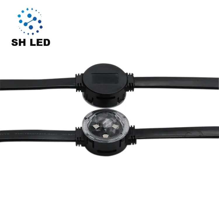 
Outdoor Usage advertising 30mm Pixels 3 leds smd 3535 2801 RGB dc12v led pixel module light 30mm led pixel for building lighting 