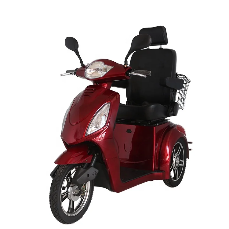 Trade Assurance 3 Wheel Electric Scooters Indoor Handicapped Scooter Pedal Passenger Tricycle